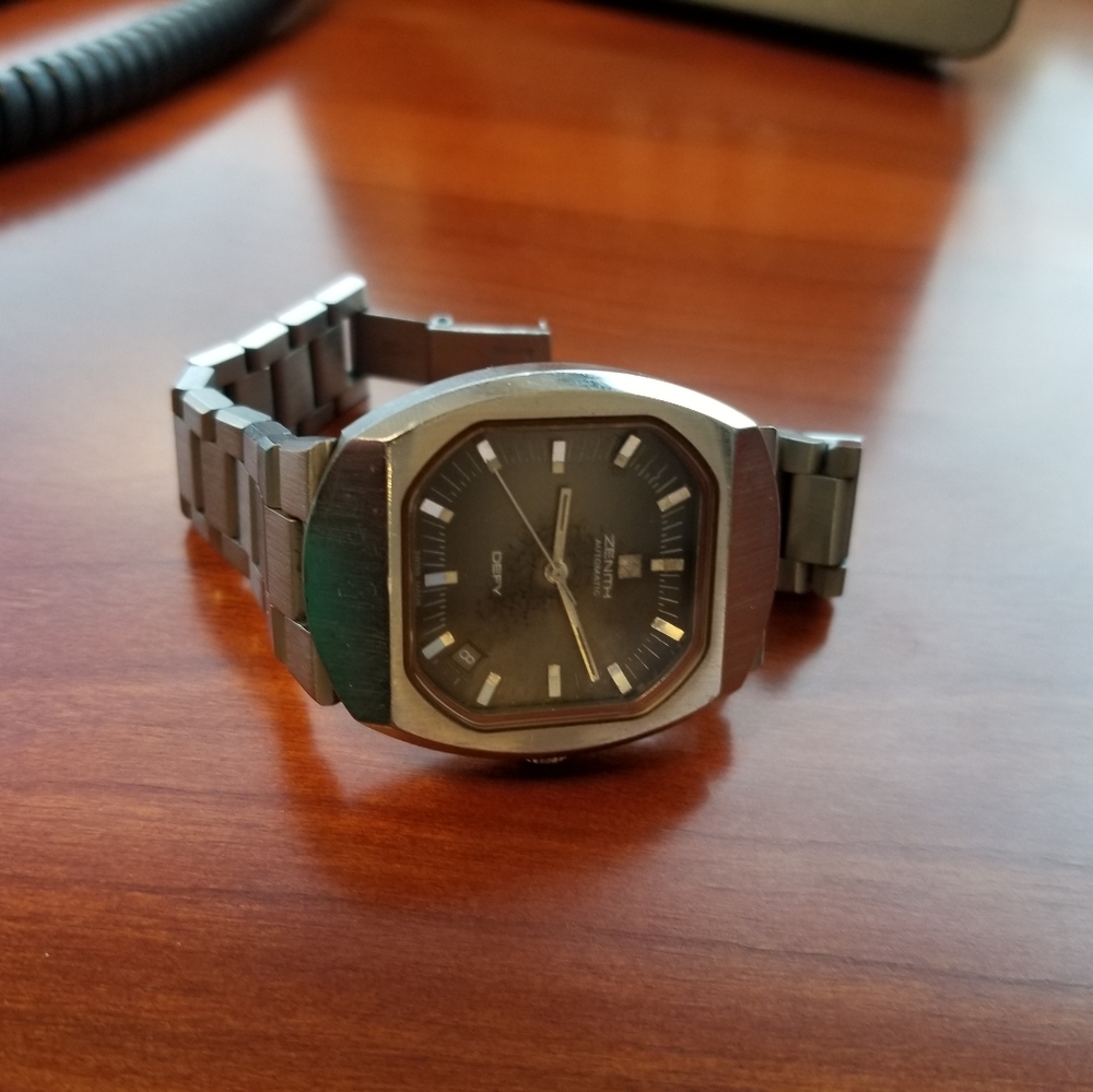 Zenith DEFY automatic stainless steel watch